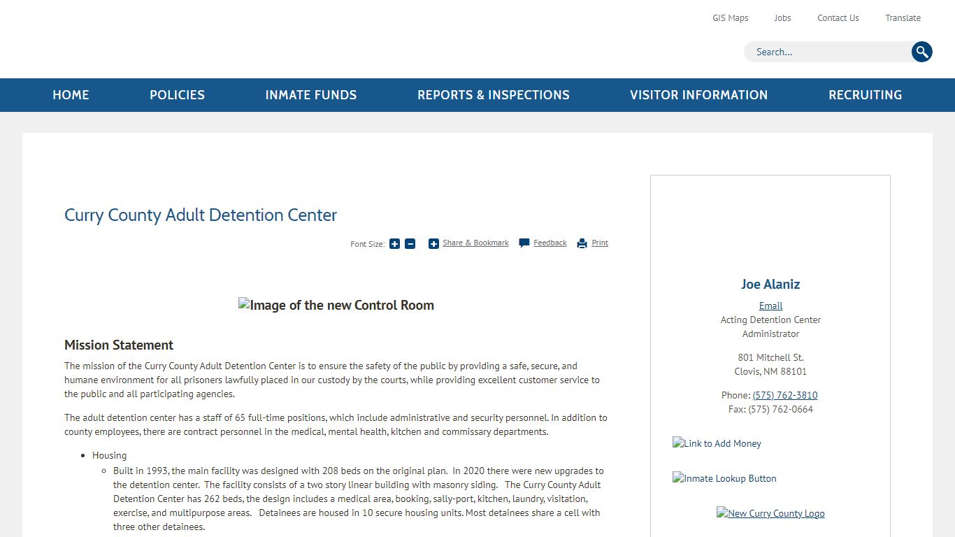 Curry County Adult Detention Center | Curry County, NM